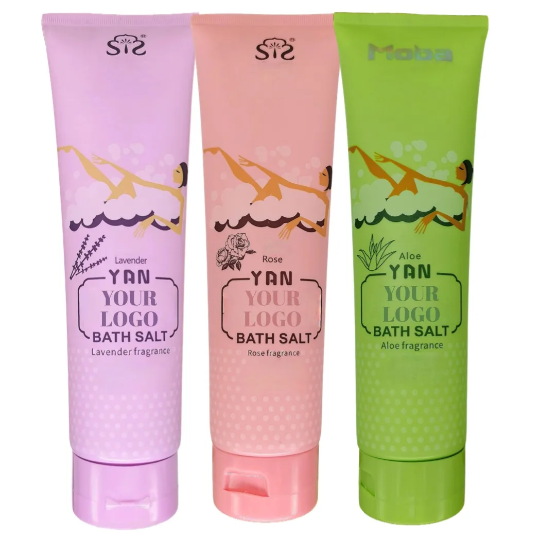 Exfoliate Scrub Whitening Nourishing Body Bathing Shower Liquid Bath Pleasure and Relax Body Skin Care Bright Bath Salt