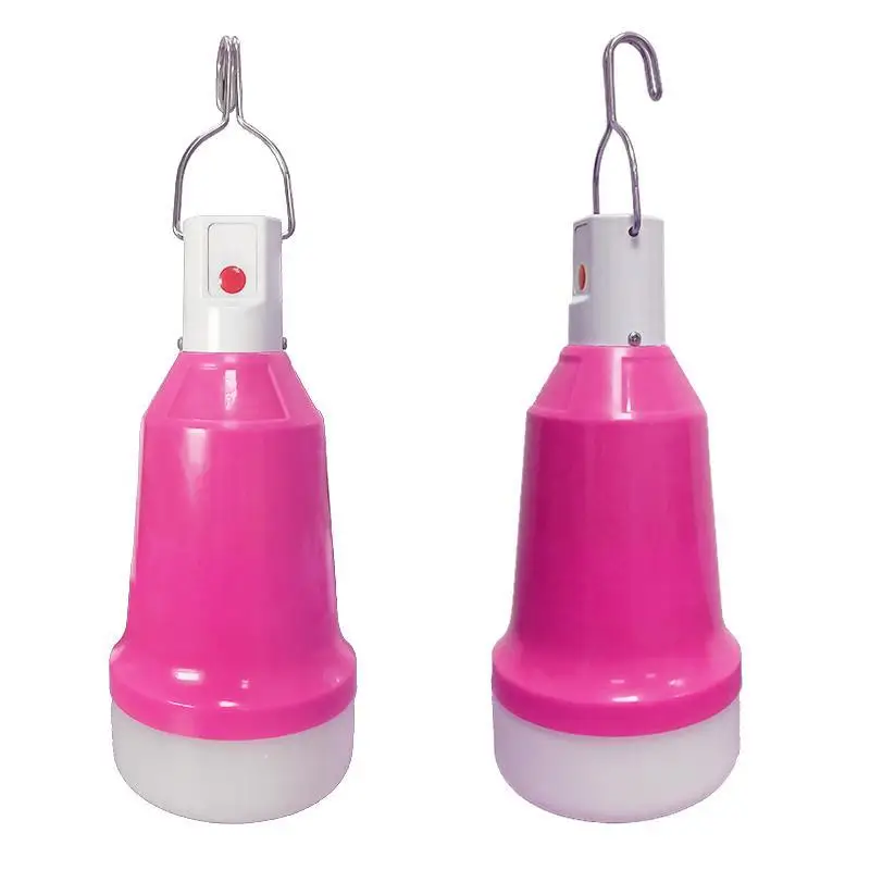 2020 solar light solar camping lantern portable wireless lamp Factory price Power bank led bulb solar lighting system