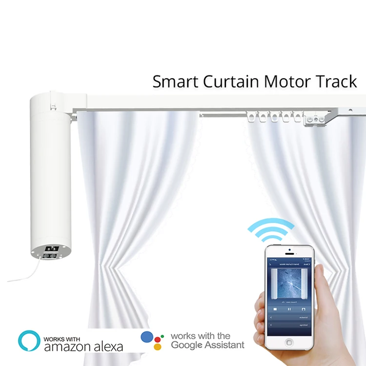 Шувэй умный дом моторизованный занавес с WIFI zigbee поддерживает Tuya Alexa помощник дистанционного