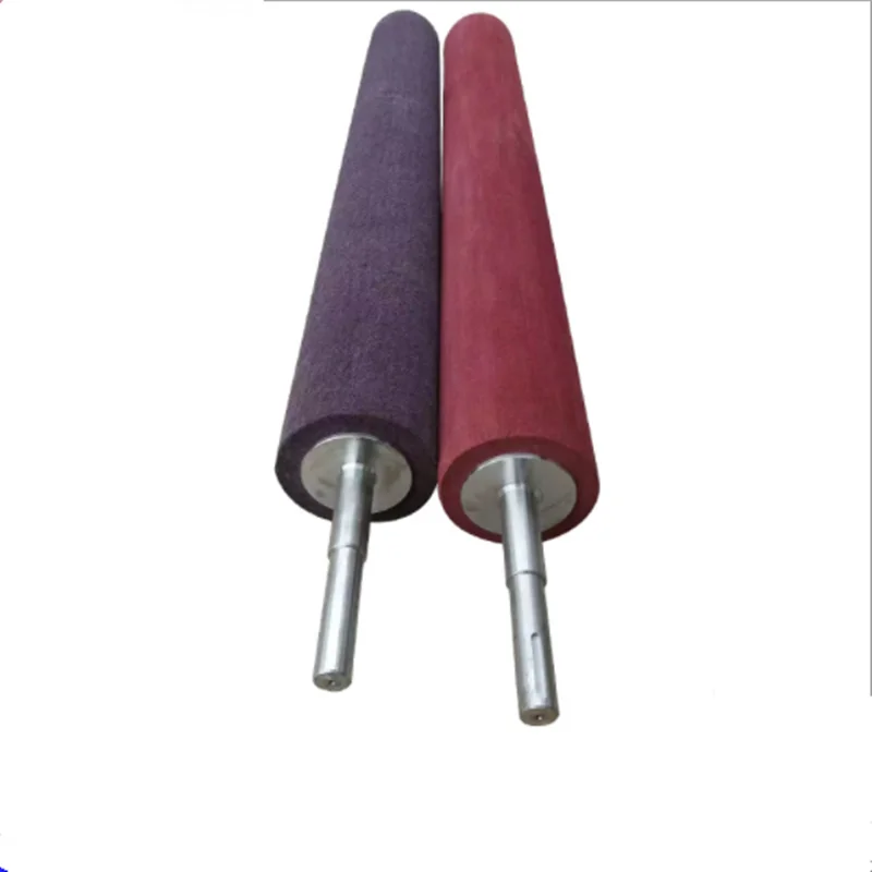 Manufacturer customized Non woven polishing roller brushes  PCB circuit board grinding brush roller