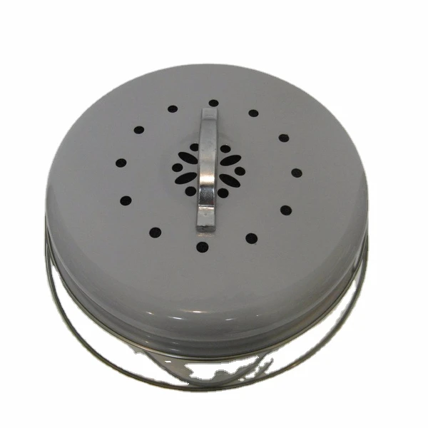 
Wholesale Garden or Home Indoor 1 Gallon Powder Coated Galvanized Steel Countertop Kitchen Compost Bin 