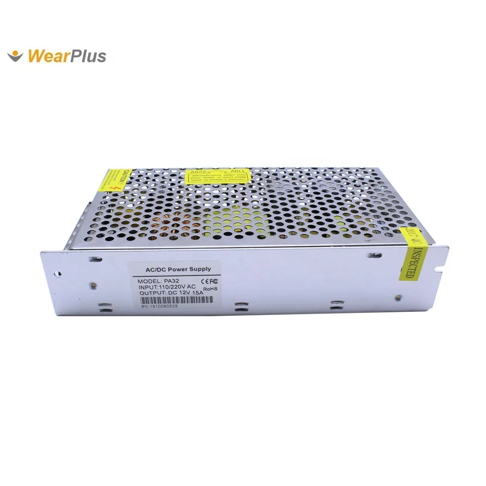 AC 110v 220v to 12v 5v 24v DC switching power supply 180W 12V 15A AC/DC power supply