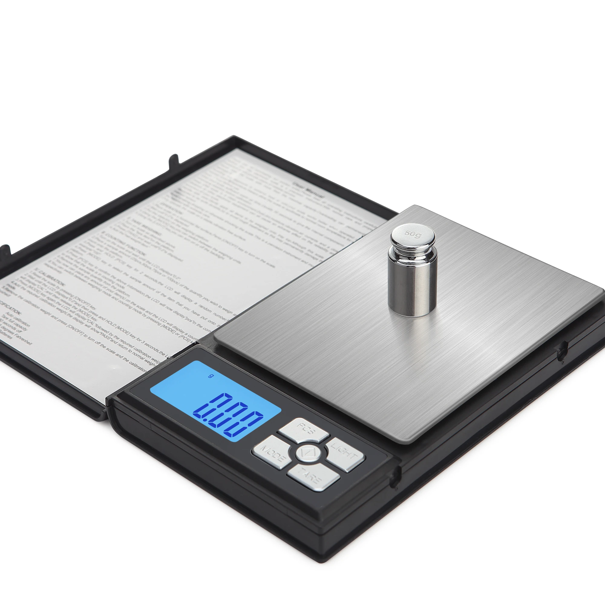 Mini weight measuring instrument digital jewelry scale