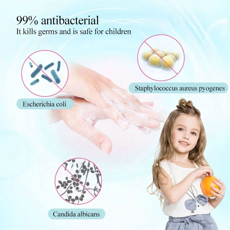 CAMAZ Private Logo  Eco-friendly Safe Dissolvable Foaming Hand Soap Tablet Washing Cleaning Soap Tablets