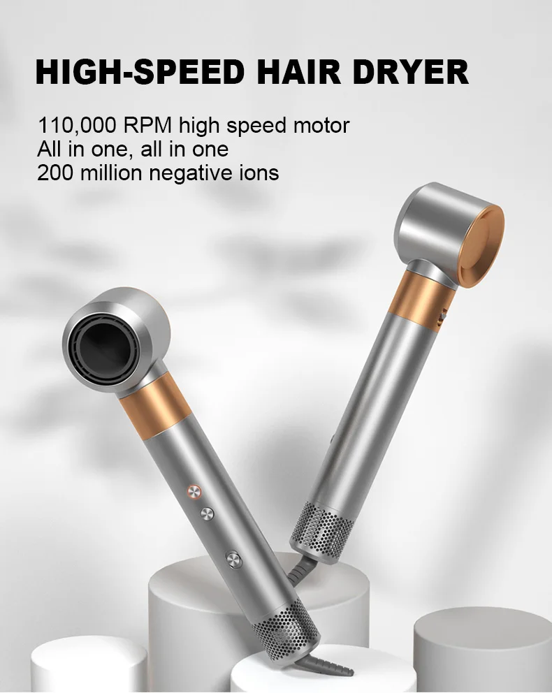 110,000Rotate Speed Factory Price Salon  Supersonic Hair Dryer With Accessories For  Supersonic Hairdryers Hair Care