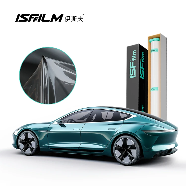 ISF 1 52*15 м производитель самовосстанавливающаяся пленка tpu защита от пожелтения автомобиля 10 лет гарантии рулон тела ppf для защиты краски
