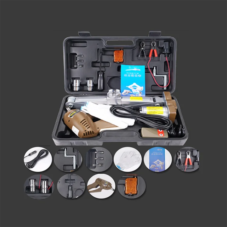 Лидер продаж с фабрики, новый дизайн, высокое качество, 3 в 1, 5 тонн, Электрический автомобильный ножничный домкрат и электрический ключ