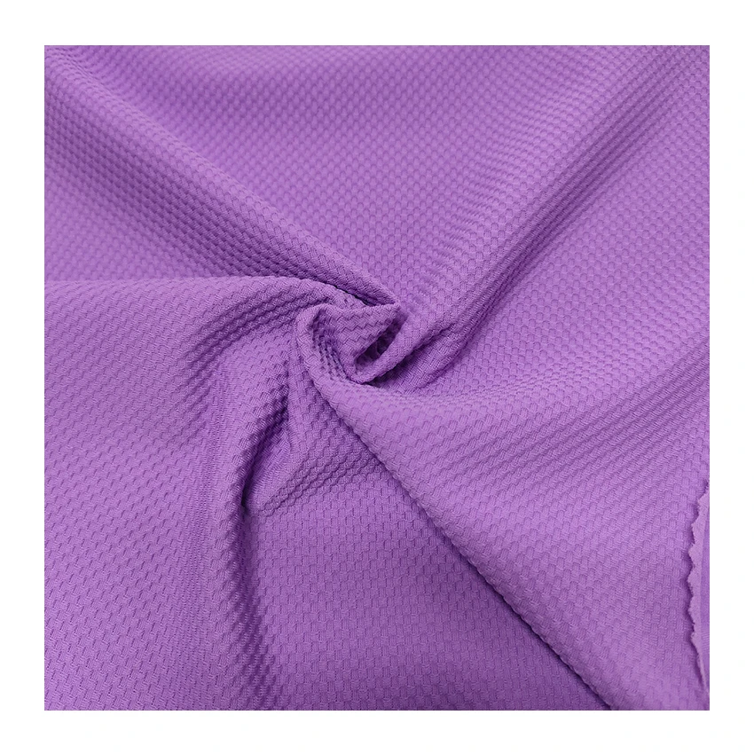 2021 Новое поступление, пользовательский фиолетовый 80 нейлон 20 спандекс жаккардовая трикотажная ткань