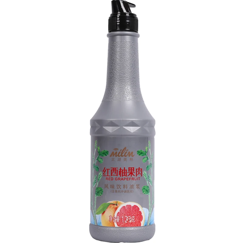 
Eightfold concentrated fruit juice,Grapefruit pulp juice and grape pulp syrup,Chinese milk tea raw materials factory direct sale 