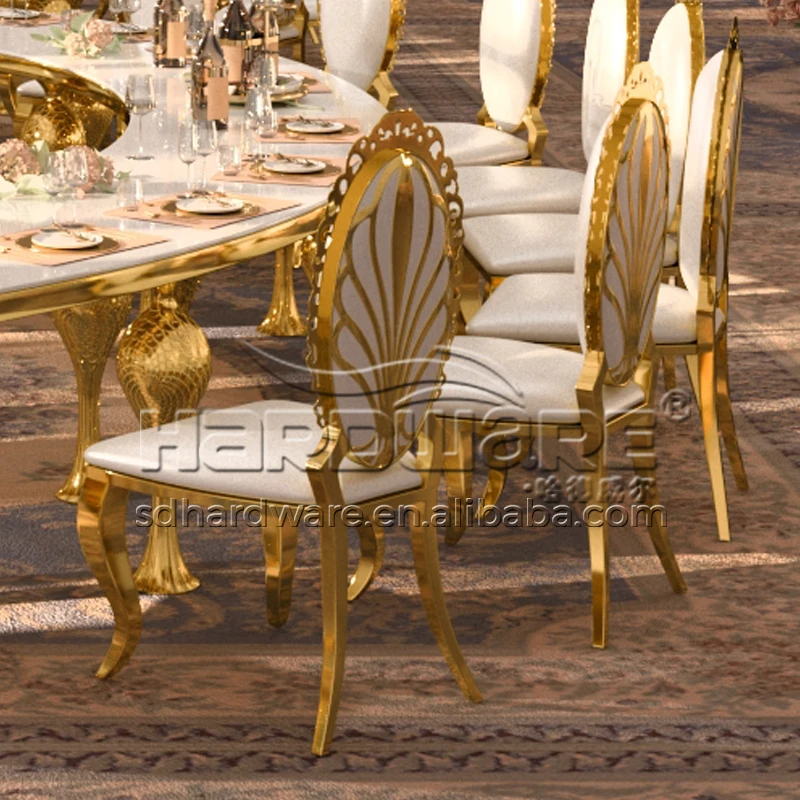 Wholesale Wedding Stainless Steel Frame Leather Dining Room Chair For Living Rooms