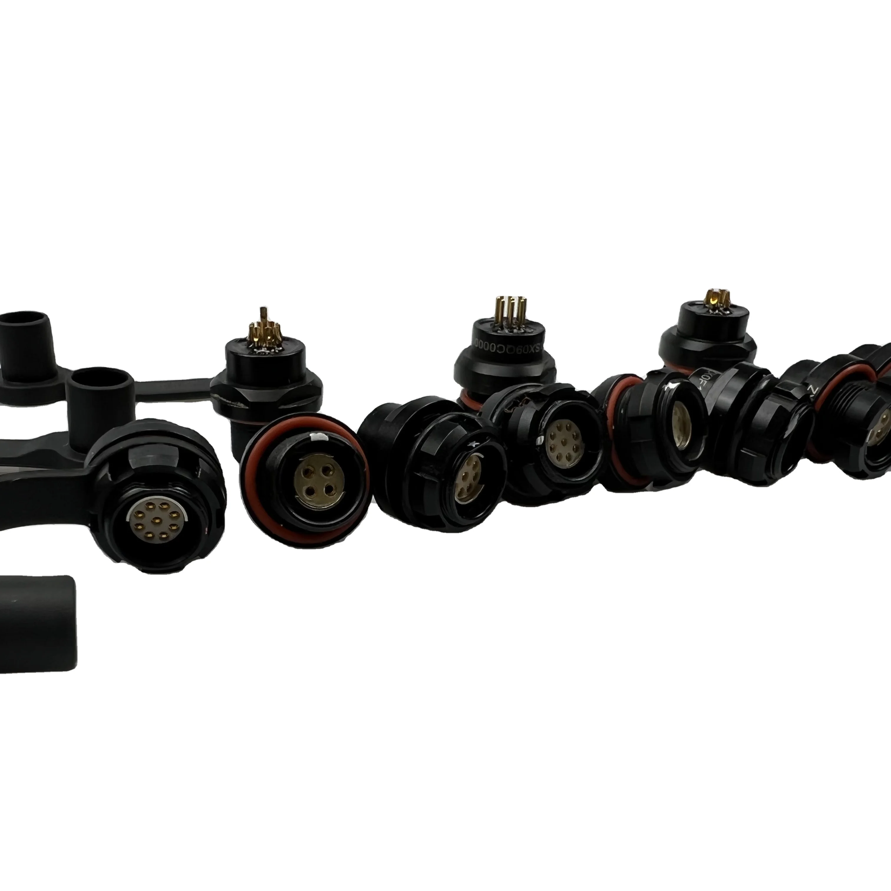 Bexkom  S1031 0F 1F AF  Plug with 1M standard TPU cable  IP68 Waterproof 360 degree  EMC shielding