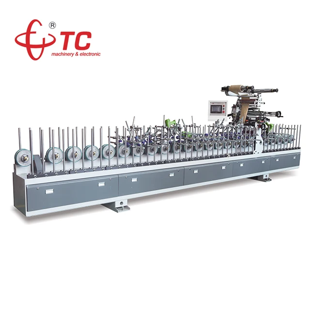 300 mm UPVC WPC PVC Door profile wrapping machine