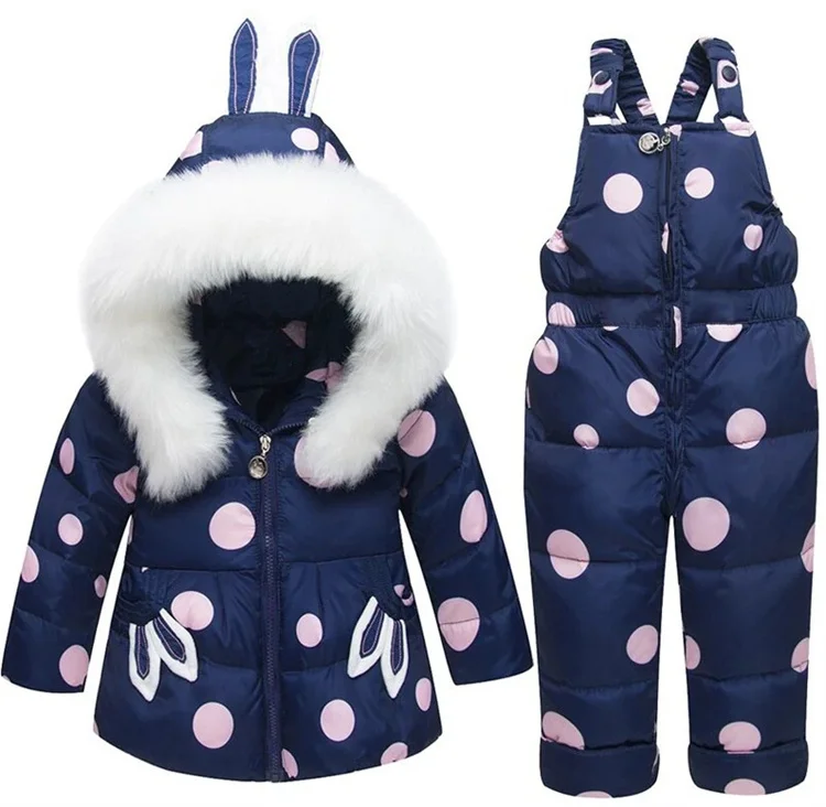 cheap winter down jackets snowsuits for girls cartoon hooded coats for kids white duck down filled winter coat for children