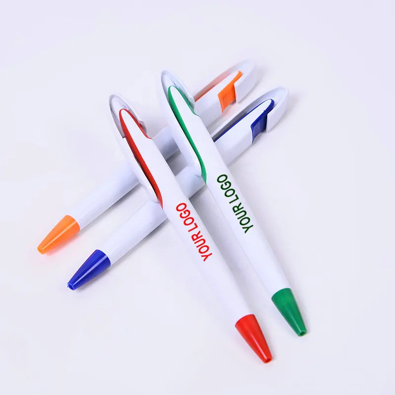 Personalized promotional plastic ball point pen cheap logo pen ballpoint printed pen with custom logo