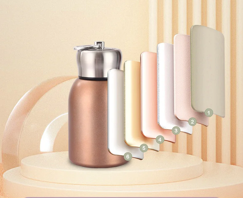 Portable small fat Ding handle cup 300Ml Fashion stainless steel small capacity insulated cup mini accompanying Coffee mug