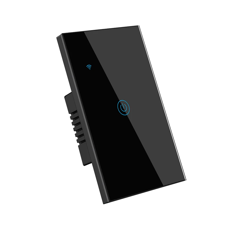 US Standard Without Neutral Line Smart Switch Panel One Gang Wifi Life Wall Intelligence on off Smart Switch Panel