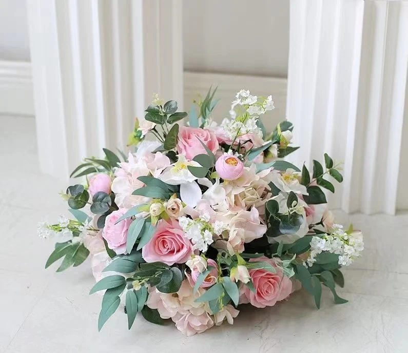 Table Bouquet Colorful Artificial Rose Artificial Plants Artificial Flower for Wedding Decor Table Decor