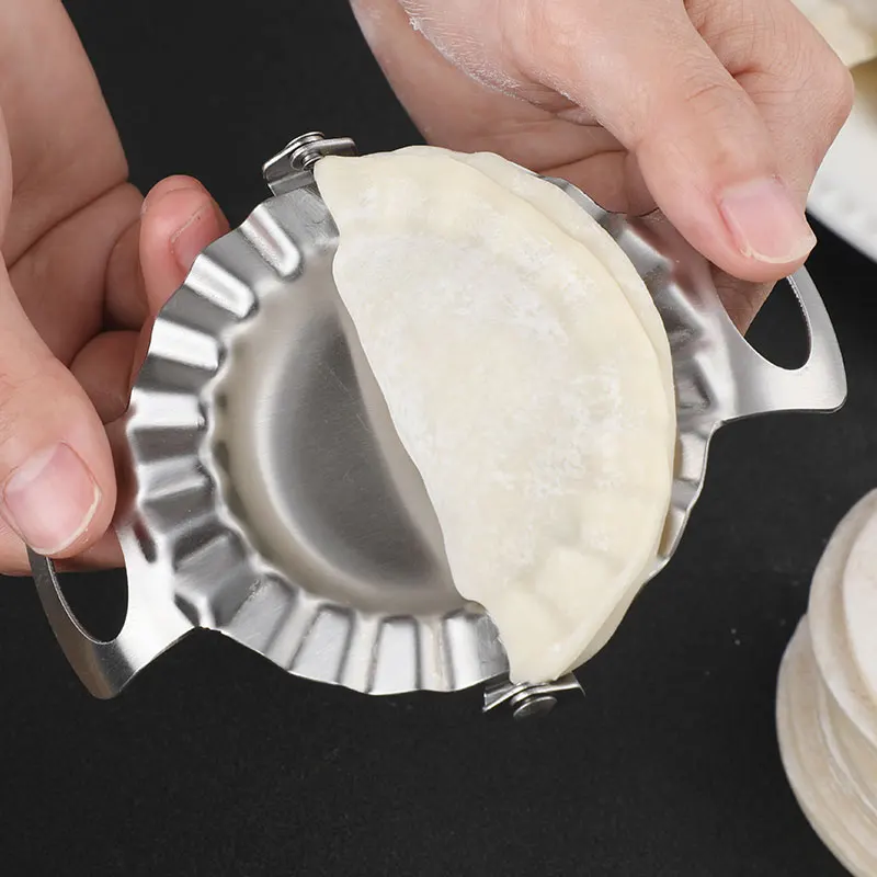 18/8 Stainless Steel Press Dumpling Making Device Machine manual dumpling maker mold