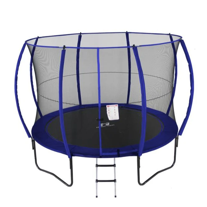 10-футовый тыквенный батут с входом на молнии для взрослых и детей-темно-синий