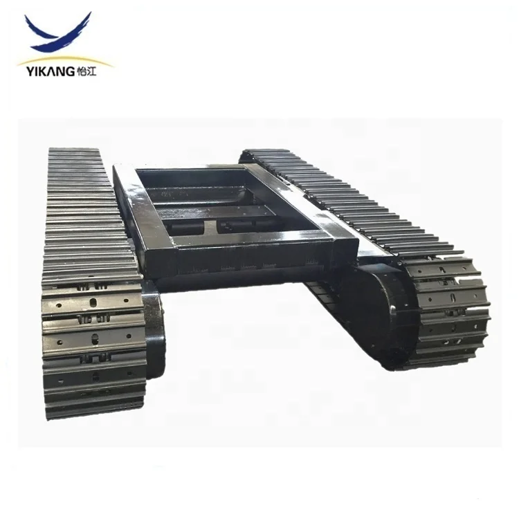 7 tons Hydraulic system platform steel track undercarriage for drilling rig excavator loader machinery parts