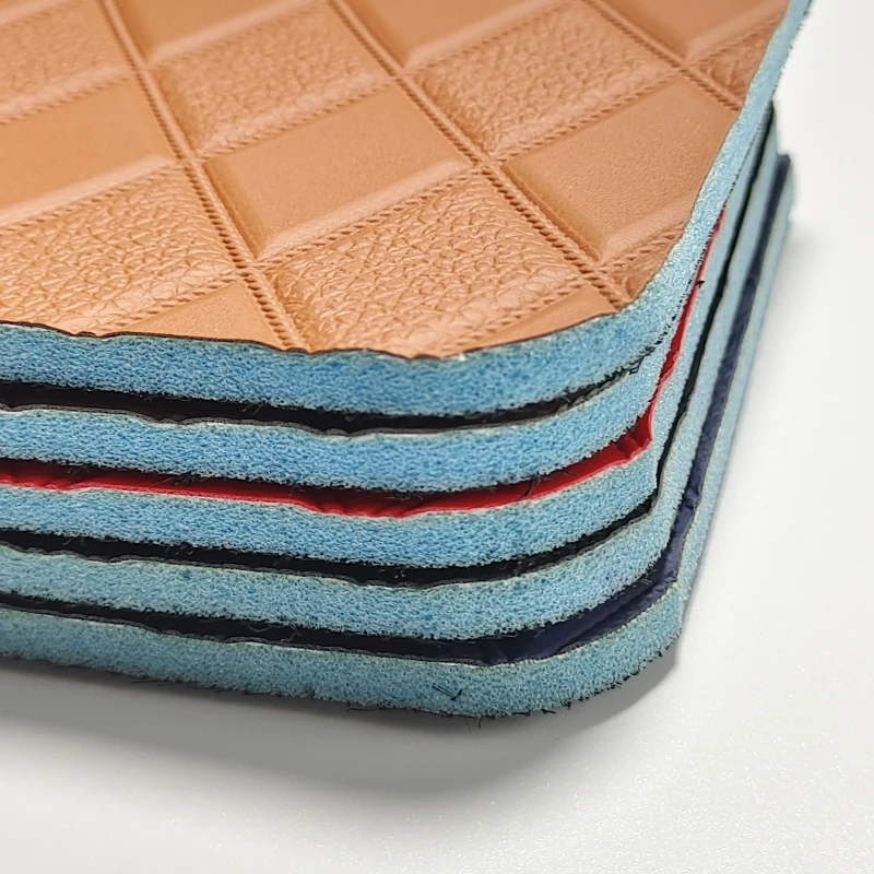 Wholesale customization of 5D waterproof PVC leather foot mats by manufacturers, automotive foot mat materials