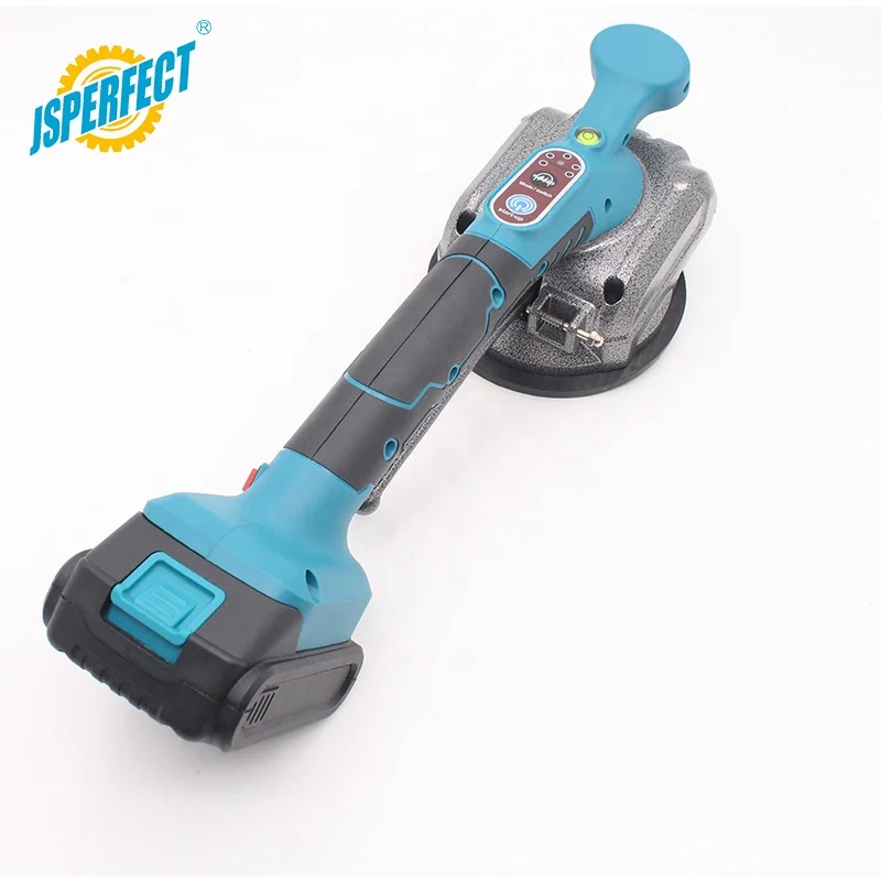 Variable vibration frequency glass and marble vacuum suction lifter with BMC box and 2000mAh battery