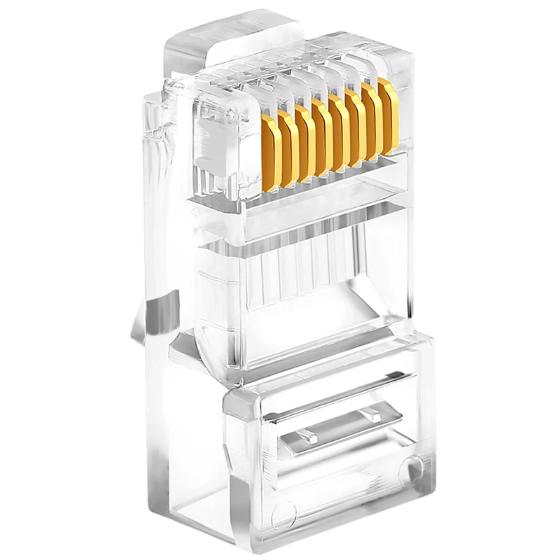 RJ45 Cat5e Cat6 Keystone Jack UTP FTP Network Cable Modular Jack RJ45 Plug 8P8C