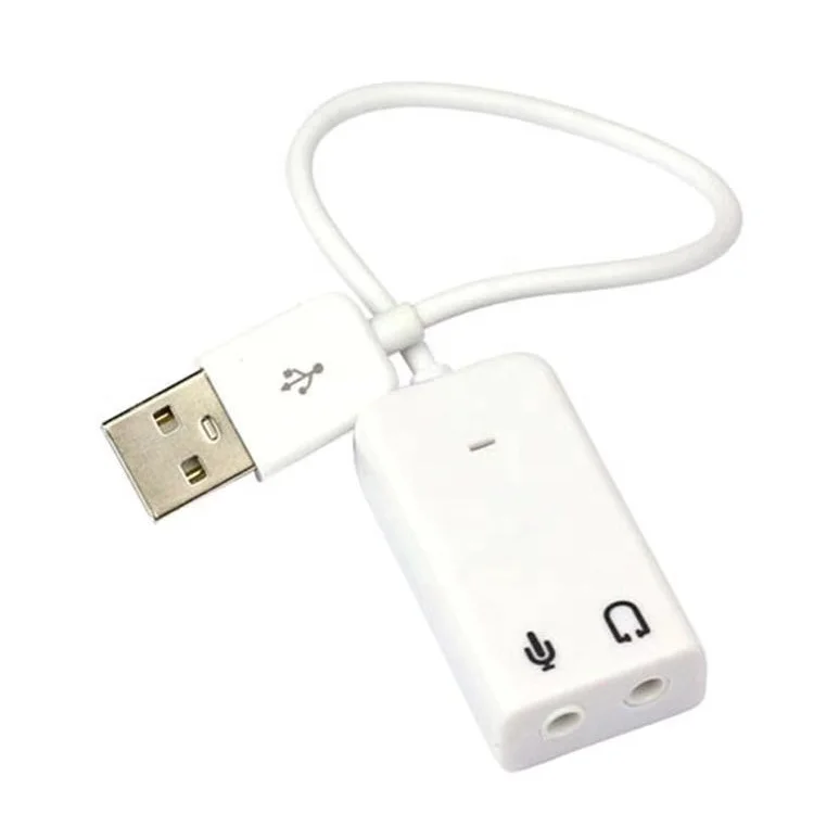 Разъем и воспроизведение аудио микрофон студия USB внешняя звуковая карта адаптер
