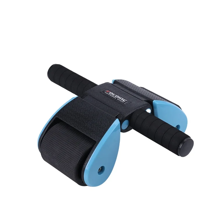 Best Workout Fitness Gym Double Wheels Abdominal Muscle Trainer Foldable Ab Wheel Roller