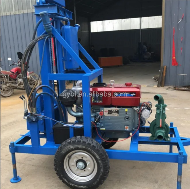 water well drilling rig machine Hydraulic Borehole Drilling Machine Portable Water Well Drilling Rig Price