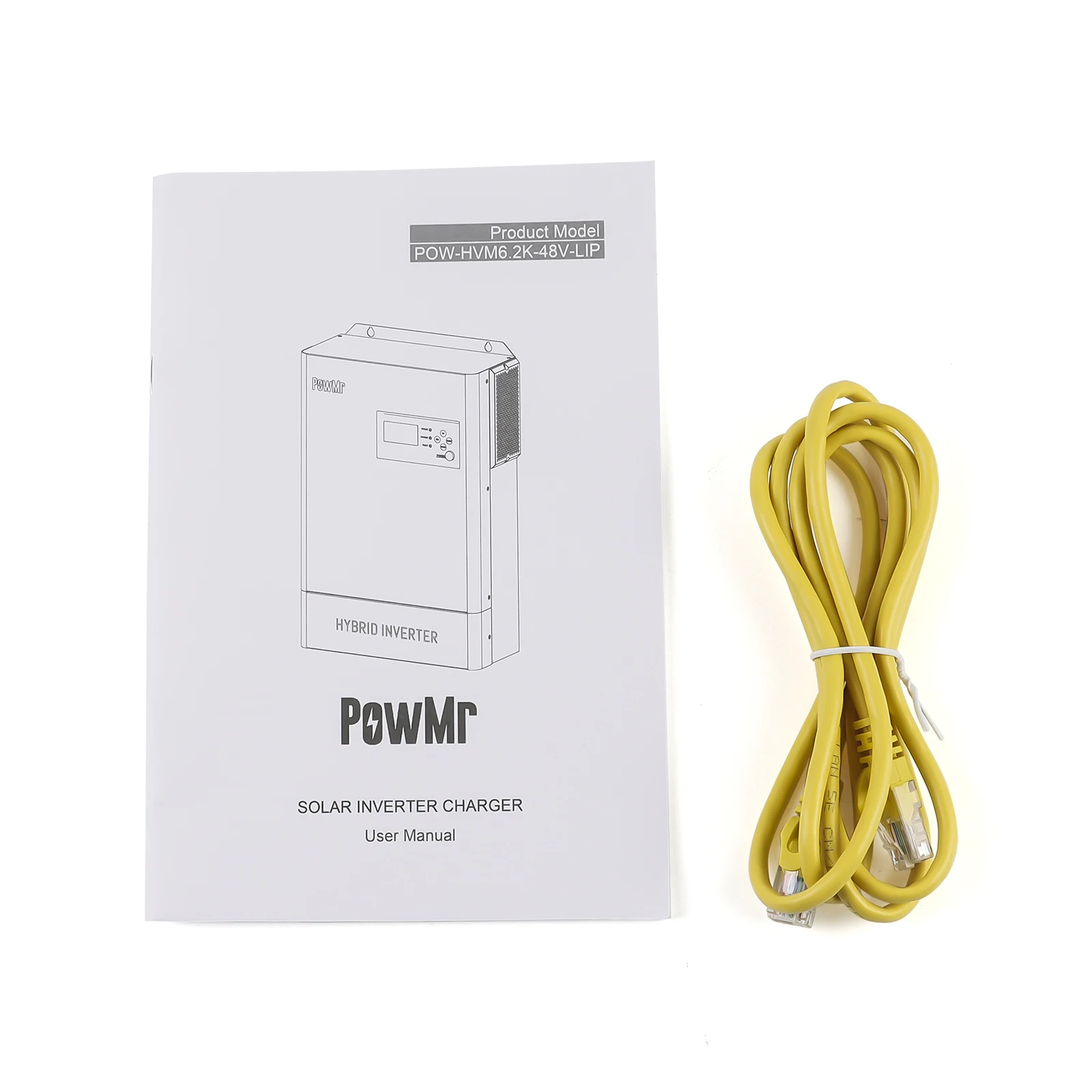 PowMr 6 2 кВт 48 В MPPT солнечный инвертор 230Vac поддерживает до 12 единиц в параллельном гибридном солнечном инверторном зарядном устройстве