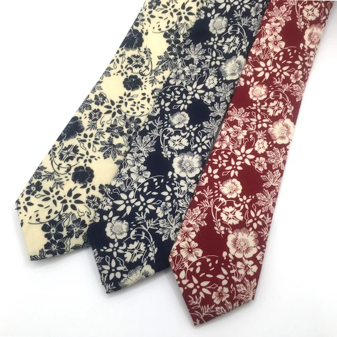 Модный Цветной Повседневный хлопковый галстук-бабочка с цветочным принтом для мужчин