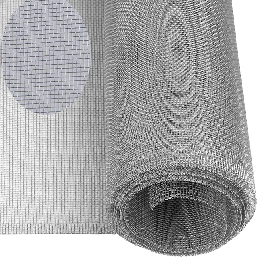 Сетка из металлического сплава для защиты от насекомых рулон сетки алюминиевого окон и дверей