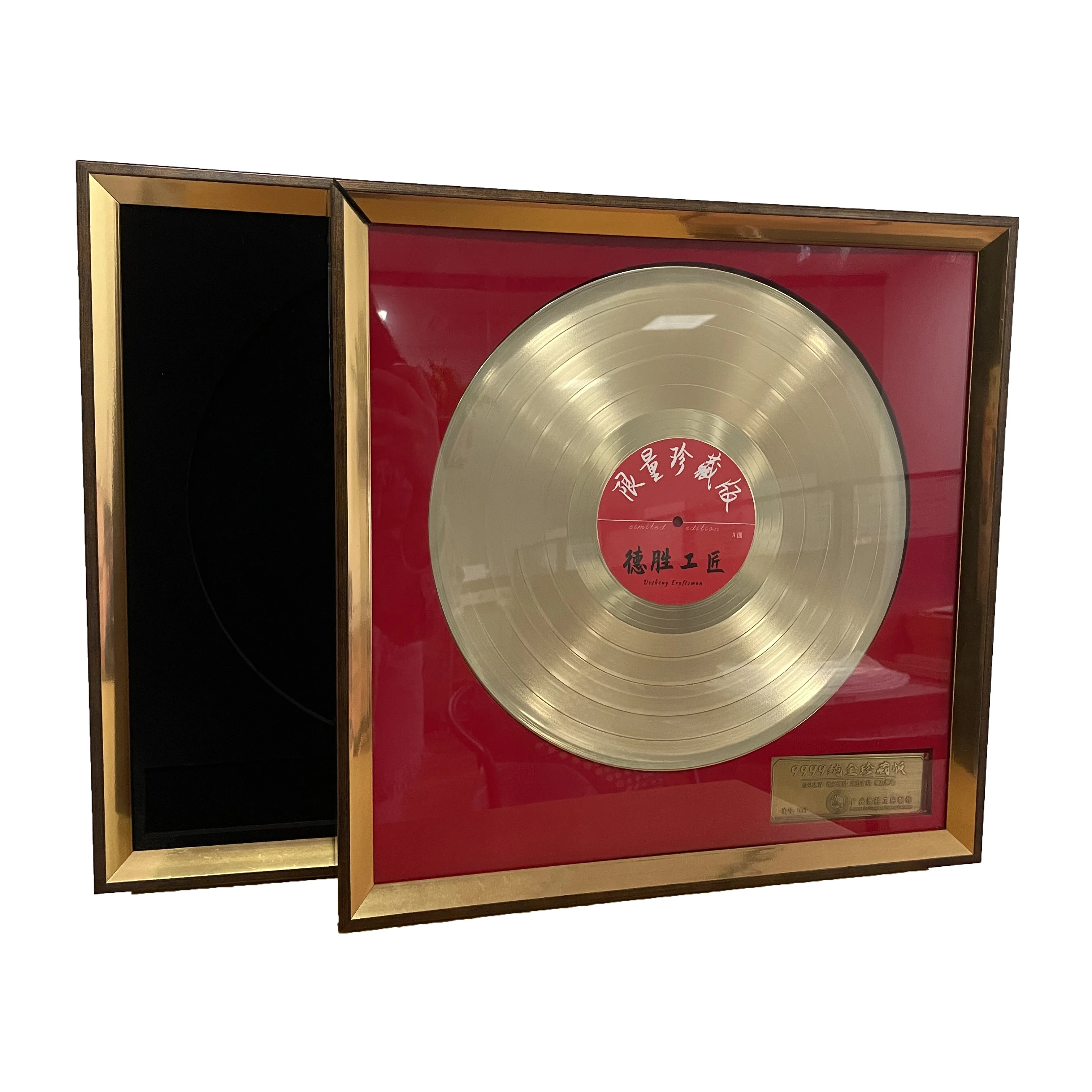 Декоративные виниловые диски, золото без музыки, 7, 10, 12 дюймов, lp диск, оптовая продажа