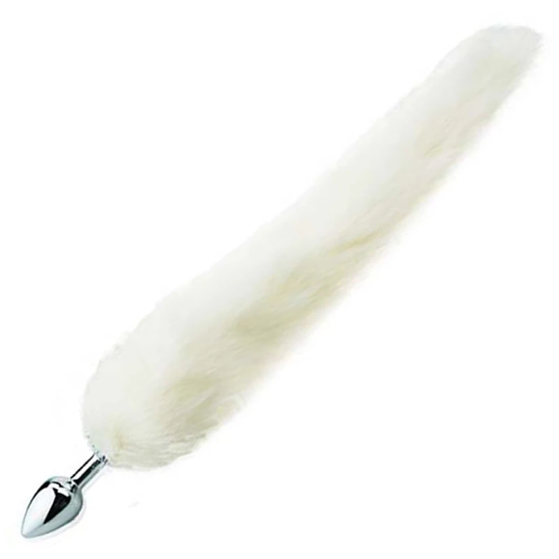 Stainless Steel Butt Plug Fox Tail Anal Plug Adult Games Sex Toy For Women Anal Sex Metal Buttplug Flirting Dog Tail