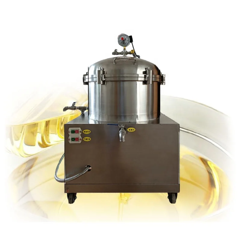 Commercial Cooking Oil Filter Machine Cold Oil Filtration Vegetable Oil Filter
