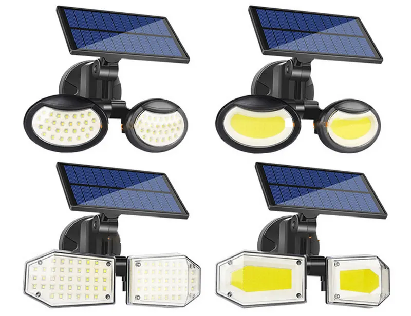 48led 54led 54cob Super Bright Home Motion Sensor Solar Wall Light Garden Wall Motion Sensor Light