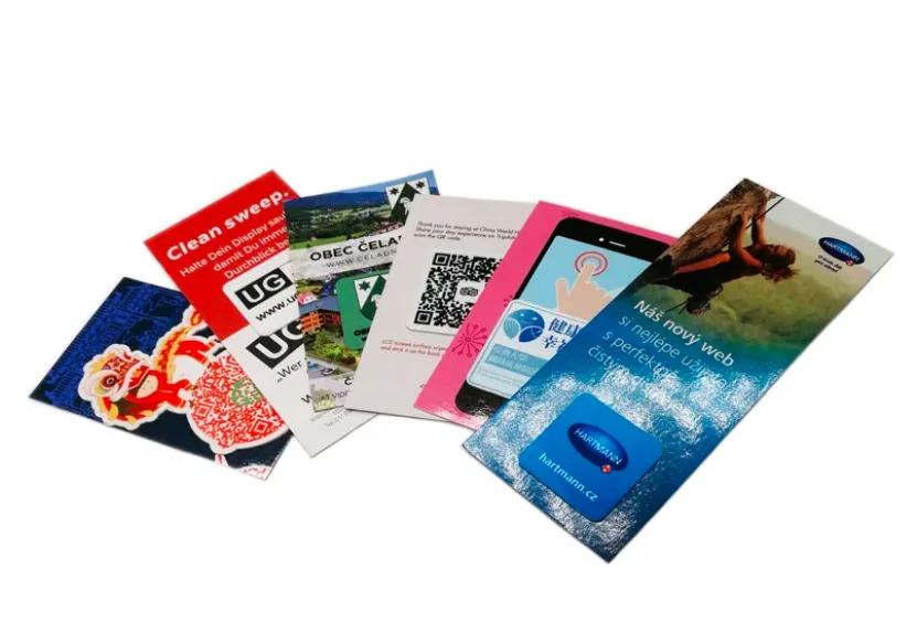 Custom Logo Self Adhesive Cleaner Sticker Sticky Microfiber Cellphone Screen Cleaner