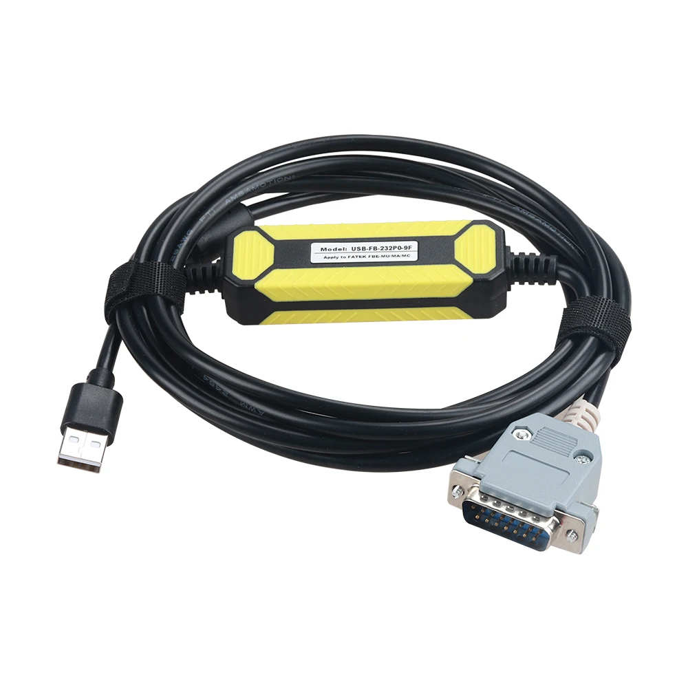 USB-FB-232P0-9F For Fatek FBE-MU MA MC Series PLC Programming Cable USB Version To RS232 Adapter