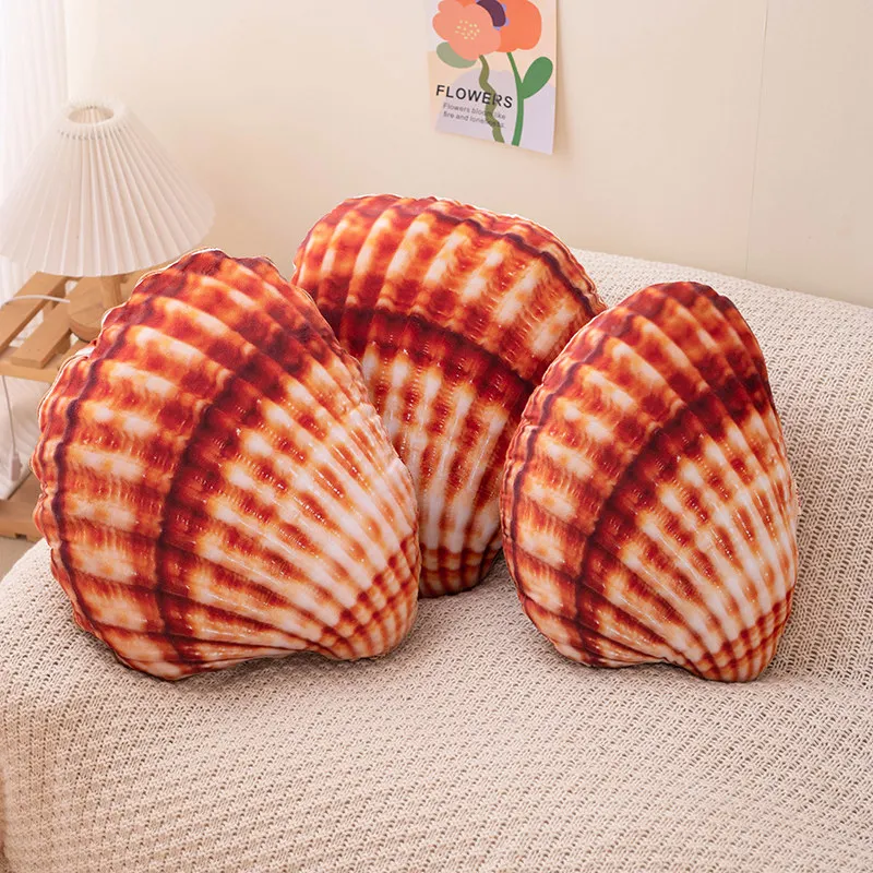 Conch Shell Starfish Fish Star Plush Pillow Toy Stuffed Animal