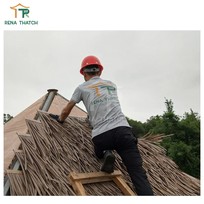 Cheap durable synthetic thatch roof
