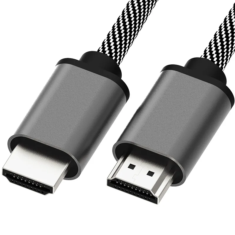 Кабель HDMI 4K 60 Гц 18 Гбит/с, высокоскоростной кабель HDMI 2,0, плетеный шнур для монитора телевизора
