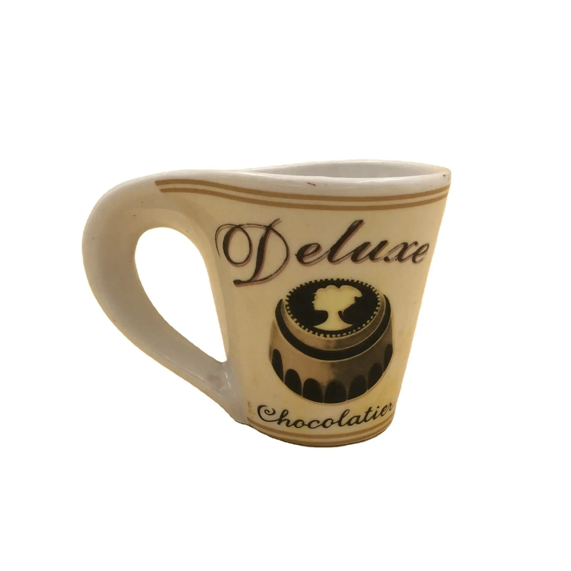 Factory price cheap wholesale luxury custom white handmade ceramic tea cup  espresso cup ceramic with handle