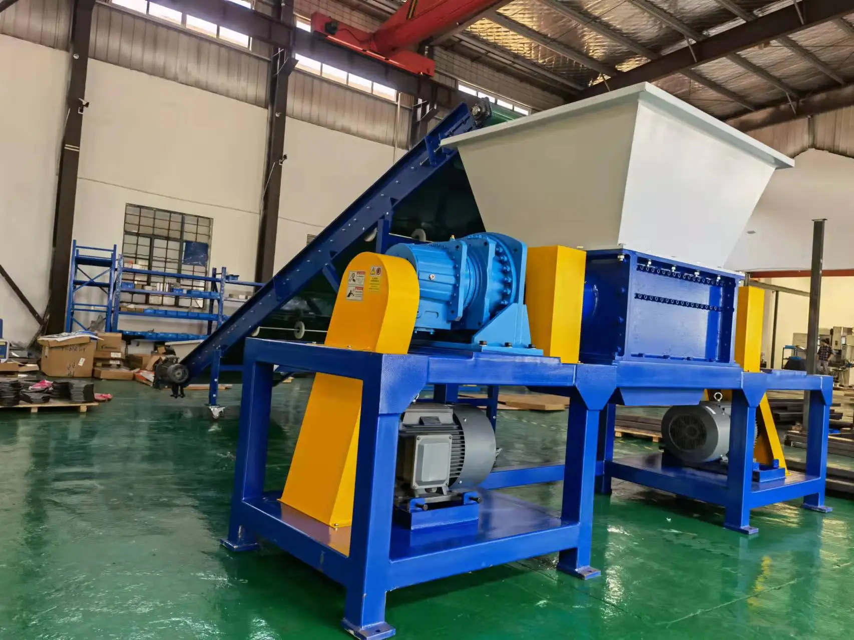 Manufacturer Professional Customization Double Shaft Mini Plastic Shredder