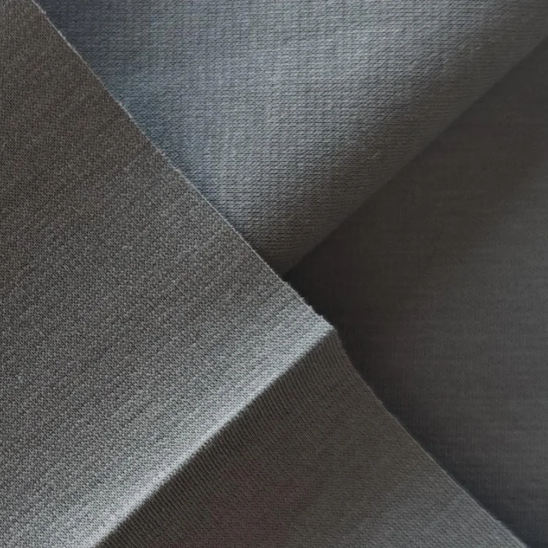 high quality 200gsm 60s cotton modal silk fabric double sided from knitted fabric manufacturer accepted custom made