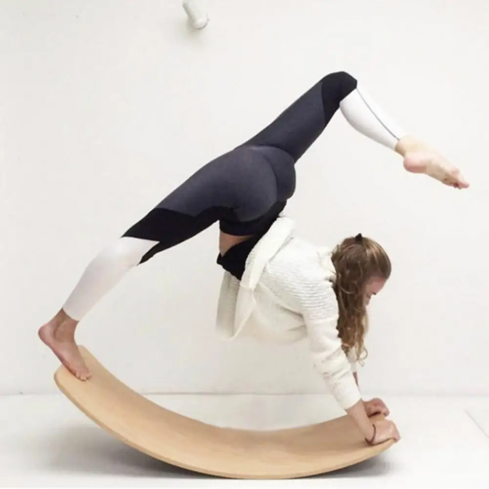 Factory wholesale high quality Birch wood Kids Science educational toy wooden balance board