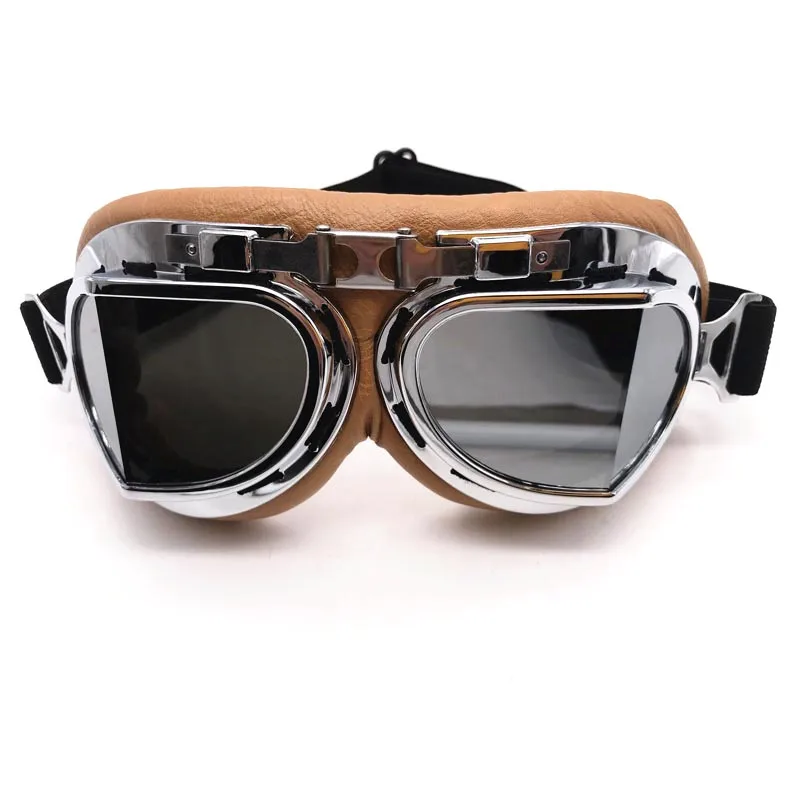Motorcycle Accessories Retro goggles protective FOR Haley glasses  color frame Anti-attack Goggles