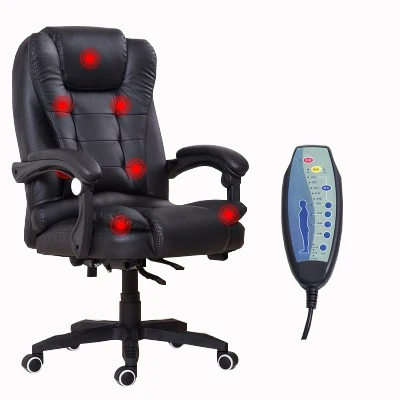 
PU Leather Executive Office Chair Office Revolving Boss Chair With massage function 