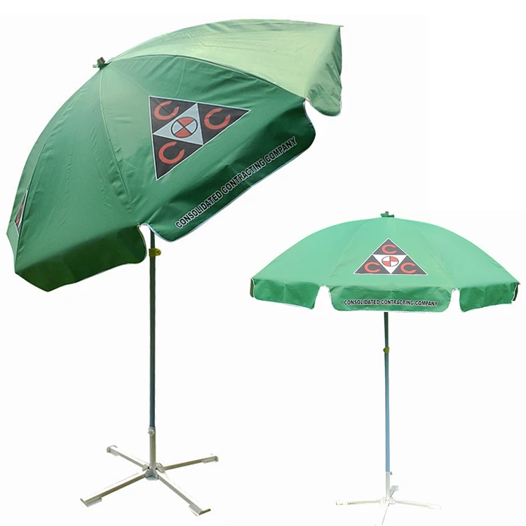 Profesional Custom LOGO Commercial Outdoor Parasol Advertising Beach Sun Umbrella