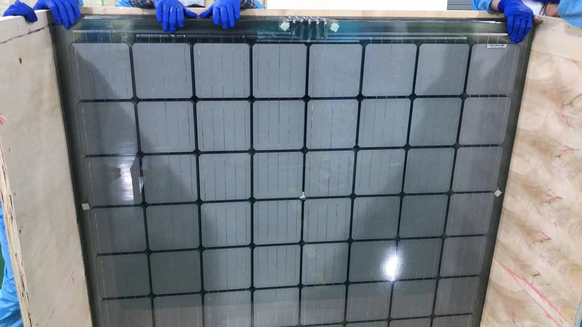 Прозрачная стеклянная солнечная панель 300 Вт BIPV Солнечная Установка bipv для теплицы моно поли
